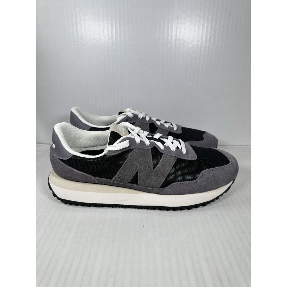 Size 11 New Balance 237 Men’s Shoe Sneaker Grey Black M23718J NIB NEW
